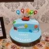 6 Month Birthday Fondant Cake From Lallantop Cake Shop Noida And East Delhi From Lallamtop Cake Shop