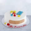 First Aid Kit Shaped Fondant Cake From Lallantop Cake Shop - Delivery In East Delhi, South-East Delhi, Ghaziabad, And Noida.