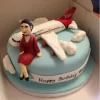 Air Hostess Themed Cake From Lallantop Cake Shop Noida And East Delhi From Lallamtop Cake Shop