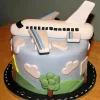 Airplane Theme Fondant Cake From Lallantop Cake Shop Noida And East Delhi From Lallamtop Cake Shop