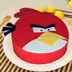 Appealing Angry Bird Fondant Cake from LallanTop Cake Shop - Delivery in East Delhi, South-East Delhi, Ghaziabad, and Noida