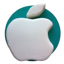 LallanTop Cake Shop presents Apple Logo Fondant Cake – Perfect for Special Occasions!