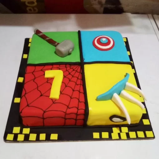 Avengers Birthday Cake