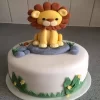 Baby Shower Lion Fondant Cake From Lallantop Cake Shop Noida And East Delhi From Lallamtop Cake Shop