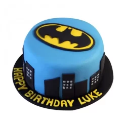 Batman and Gotham City Fondant Cake from LallanTop Cake Shop - Delivery in East Delhi, South-East Delhi, Ghaziabad, and Noida.