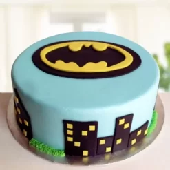 Batman Theme Fondant Cake from LallanTop Cake Shop - Delivery in East Delhi, South-East Delhi, Ghaziabad, and Noida.