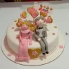 Beautiful Couple Anniversary Cake From Lallantop Cake Shop Noida And East Delhi From Lallamtop Cake Shop