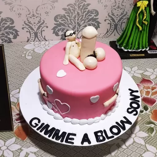 Big Dick Guy Fondant Cake