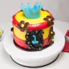 Blue Crown Fondant Cake From Lallantop Cake Shop Noida And East Delhi From Lallamtop Cake Shop