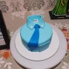 Blue Shirt And Tie Fondant Cake From Lallantop Cake Shop - Delivery In East Delhi, South-East Delhi, Ghaziabad, And Noida.