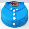 Blue Shirt Fondant Cake From Lallantop Cake Shop Noida And East Delhi From Lallamtop Cake Shop