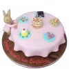 Bunny S Tea Party Fondant Cake From Lallantop Cake Shop Noida And East Delhi From Lallamtop Cake Shop