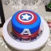 Captain America Fondant Cake from LallanTop Cake Shop - Delivery in East Delhi, South-East Delhi, Ghaziabad, and Noida.