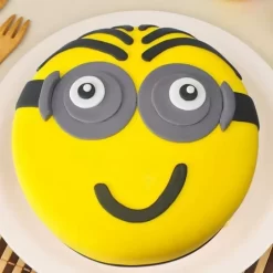 Naughty Minion Fondant Cake - LallanTop Cake Shop