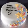 Colorful Butterfly Fondant Cake from LallanTop Cake Shop - Delivery in East Delhi, South-East Delhi, Ghaziabad, and Noida.