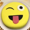 Lallantop Cake Shop Crazy Face Smiley Fondant Cake - Delivery In East Delhi, South-East Delhi, Ghaziabad, And Noida