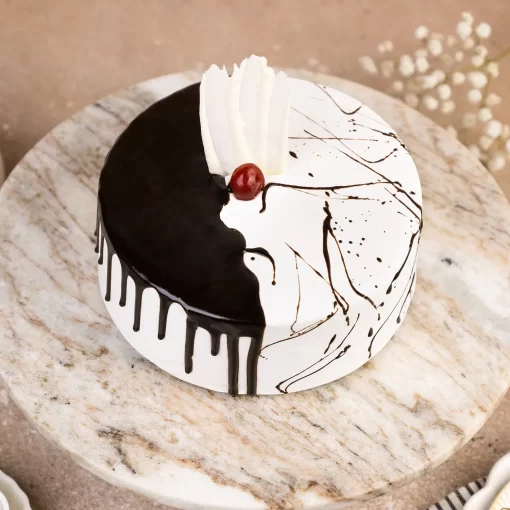 Creamy Drip Black Forest Cake