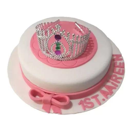 Crown Themed Fondant Cake