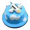 cute airplane fondant cake from lallantop cake shop noida and east delhi From LallamTop Cake Shop