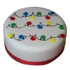 Decorative Christmas Fondant Cake From Lallantop Cake Shop - Delivery In East Delhi, South-East Delhi, Ghaziabad, And Noida