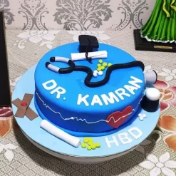 LallanTop Cake Shop Doctor Birthday Fondant Cake Delivery in East Delhi, South-East Delhi, Ghaziabad, and Noida