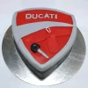 Ducati Bike Logo Fondant Cake From Lallantop Cake Shop Noida And East Delhi From Lallamtop Cake Shop