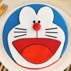 LallanTop Cake Shop - Enticing Doraemon Fondant Cake Delivery in East Delhi, South-East Delhi, Ghaziabad, and Noida