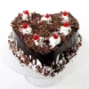 Flakey Hearts Black Forest Cake From Lallamtop Cake Shop