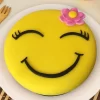 Flower Girl Smiley Fondant Cake From Lallantop Cake Shop With Delivery In East Delhi, South-East Delhi, Ghaziabad, And Noida.