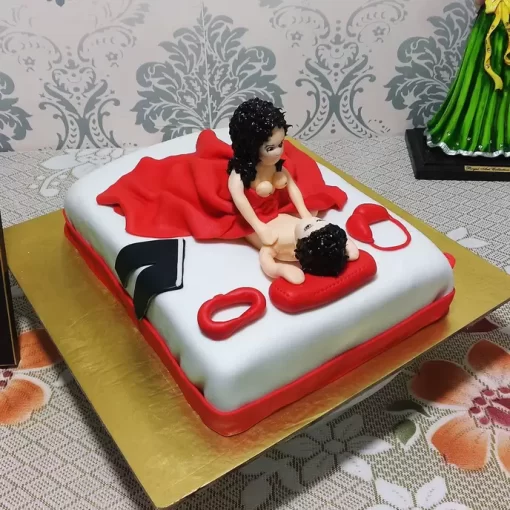 Girl On Top Theme Naughty Cake