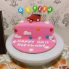 Half Birthday Fondant Cake By Lallantop Cake Shop - Delivery In East Delhi, South-East Delhi, Ghaziabad, And Noida