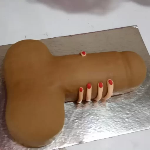 Huge Dick In Hand Fondant Cake From Lallantop Cake Shop Noida And East Delhi From Lallamtop Cake Shop