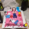 Lazy Girl Theme Customized Cake From Lallantop Cake Shop Noida And East Delhi From Lallamtop Cake Shop