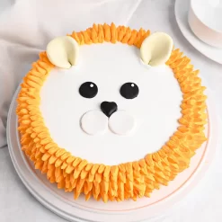 Lion Face Cream Cake from LallanTop Cake Shop