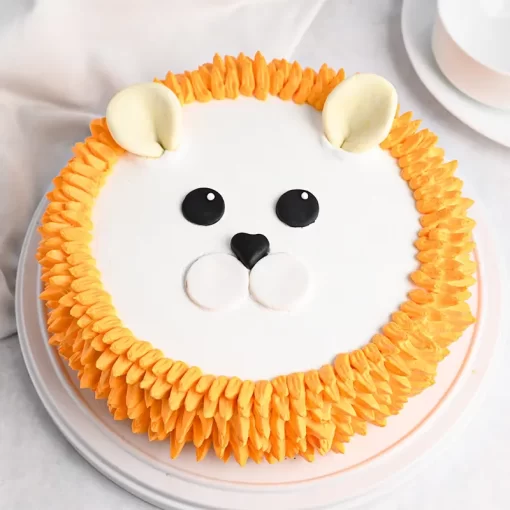 Lion Face Cream Cake From Lallantop Cake Shop