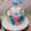 Little Hearts Baby Shower Cake From Lallantop Cake Shop Noida And East Delhi E1696533358559 From Lallamtop Cake Shop