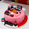 Mac Makeup Kit Fondant Cake From Lallantop Cake Shop Noida And East Delhi From Lallamtop Cake Shop