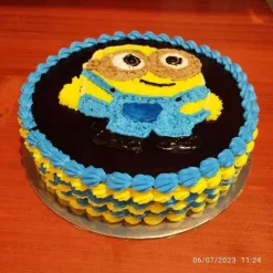 Minion Designer Cream Cake from LallanTop Cake Shop