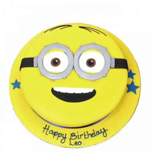 Minion Face Fondant Cake From Lallantop Cake Shop - Delivery In East Delhi, South-East Delhi, Ghaziabad, And Noida