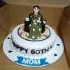 Mom 60Th Birthday Fondant Cake From Lallantop Cake Shop Noida And East Delhi From Lallamtop Cake Shop