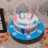 Mom And Dad To Be Fondant Cake From Lallantop Cake Shop Noida And East Delhi From Lallamtop Cake Shop