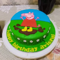 Peppa Pig Fondant Cake from LallanTop Cake Shop