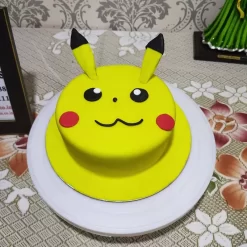 Pikachu Cartoon Fondant Cake from LallanTop Cake Shop - Perfect for Kids' Birthday | Delivery in East Delhi, South-East Delhi, Ghaziabad, and Noida.