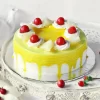 Pineapple Cake With Cherry Toppings From Lallamtop Cake Shop