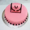 Pink Bag Theme Fondant Cake From Lallantop Cake Shop - Delivery In East Delhi, South-East Delhi, Ghaziabad, And Noida