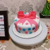 Pink Bow And Polka Dots Cake By Lallantop Cake Shop - Perfect For Her