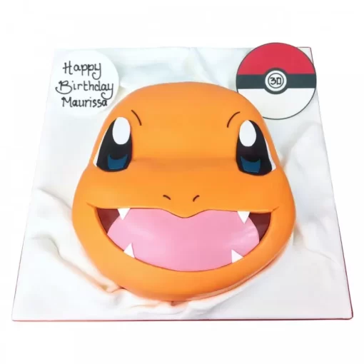 Pokemon Charmander Fondant Cake