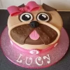 Pug Puppy Dog Face Fondant Cake From Lallantop Cake Shop Noida And East Delhi From Lallamtop Cake Shop