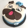 Pug Puppy Dog Theme Cake From Lallantop Cake Shop Noida And East Delhi From Lallamtop Cake Shop