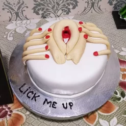 LallanTop Cake Shop - Pussy Shape Bachelorette Cake